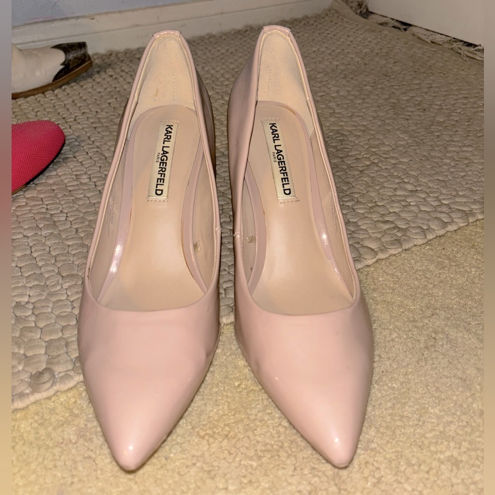 Karl Lagerfeld Pink/Nude Pumps